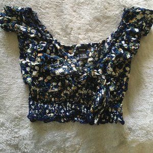 Multi print crop top for this summer